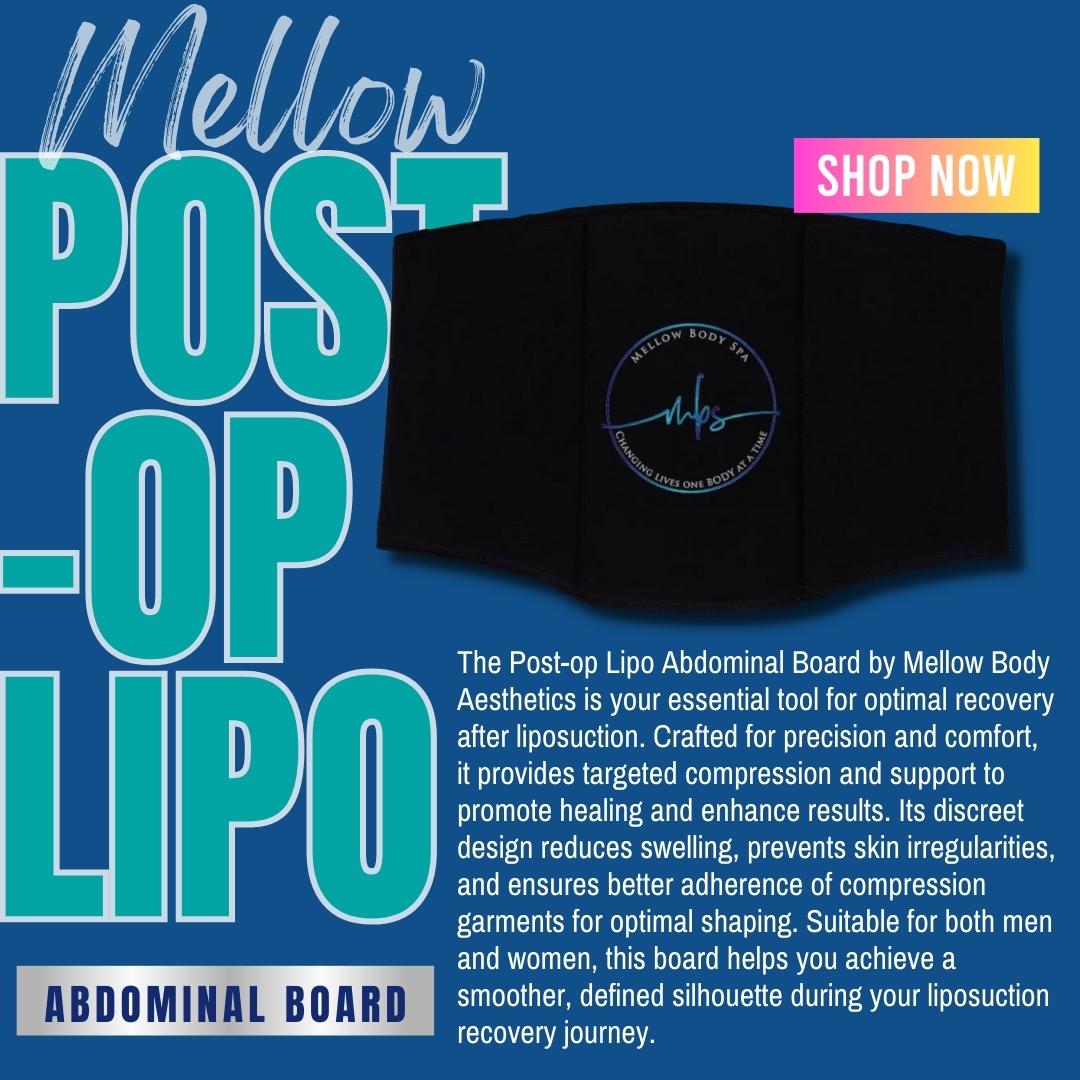 Post-Op Lipo Abdominal Board – Mellow Body Aesthetics